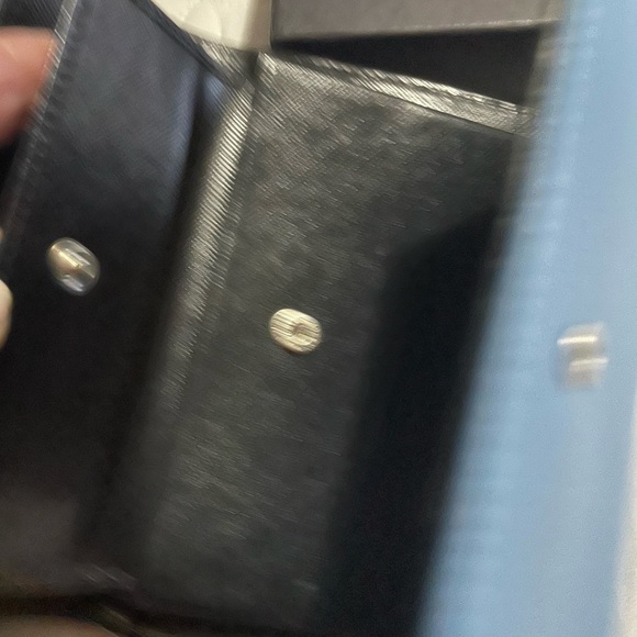 Pre loved Blue tri fold wallet - Picture 2 of 7